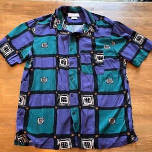 Urban Outfitters rayon camp shirt medium